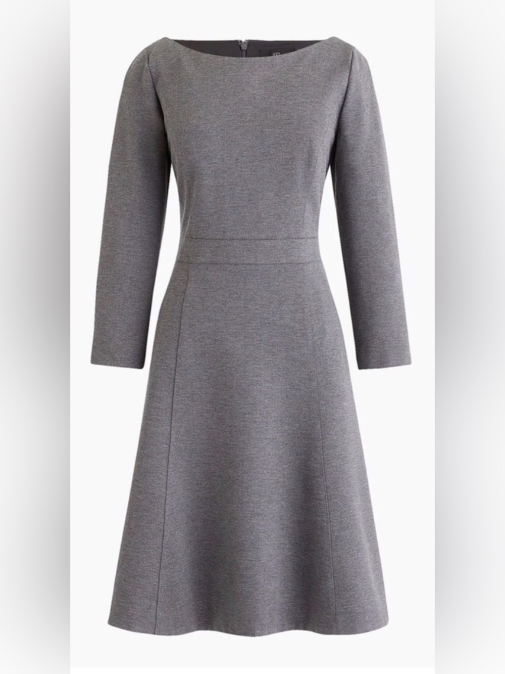 Jcrew Fit and Flare Dress in Stretch Ponte